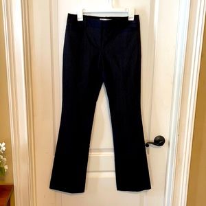 Navy pinstripe dress pants